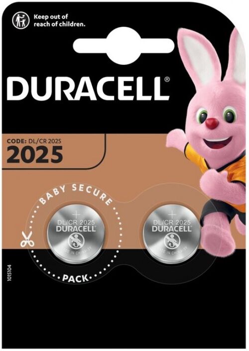 DURACELL LM CR2025 LITHIUM 3V PAK2 CK BATERIJE DUGME