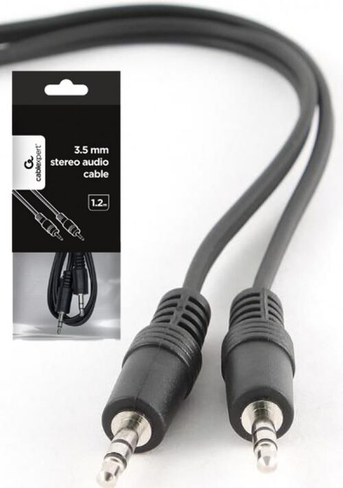 CCA-404 1.2M GEMBIRD 3.5MM STEREO PLUG TO 3.5MM STEREO PLUG AUDIO AUX KABL 1.2M A