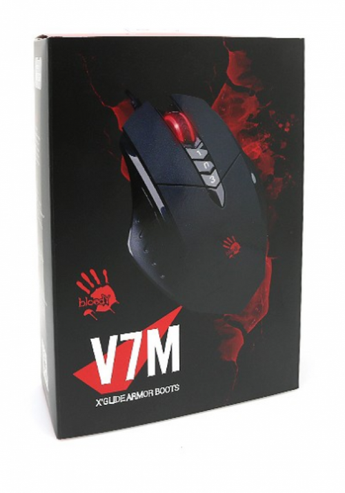 A4-V7M A4TECH MULTI-CORE BLOODY GUN3 GEJMERSKI OPT. MIS, 1000HZ/200-3200 DPI, BLACK USB 122MM