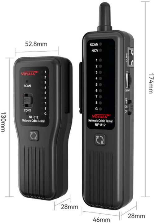 NOYAFA NF-812 TESTER MRE&#382;NIH KABLOVA ZA RJ45 I RJ11