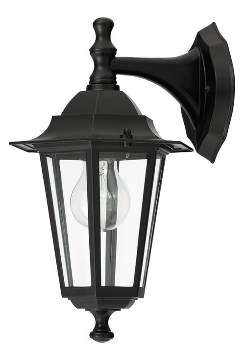 SPOLJNA ZIDNA LAMPA VELENCE E27 60W IP43 CRNA 8202