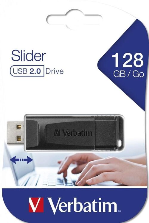 VERBATIM SLIDER USB 128GB (49328)