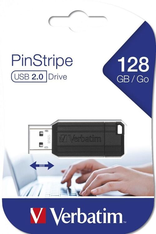 VERBATIM PINST. USB 128GB BLAC (49071)