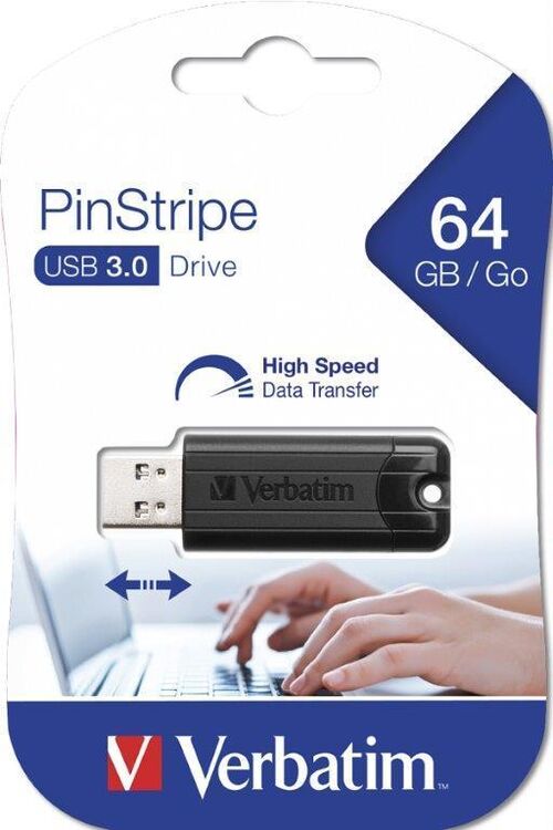 VERBATIM PINST. USB 64GB  3.0 (49318)