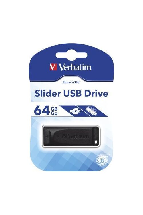 VERBATIM SLIDER USB 64 GB (98698)