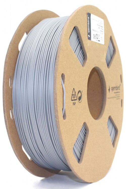 3DP-PLA+1.75-02-GR PLA-PLUS FILAMENT ZA 3D STAMPAC 1,75MM KOTUR 1KG GREY