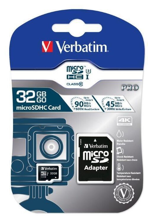 VERBATIM MICRO SDHC 32GB (47041)