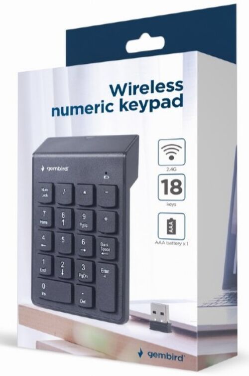 KPD-W-02 GEMBIRD BEZICNA NUMERICKA TASTATURA