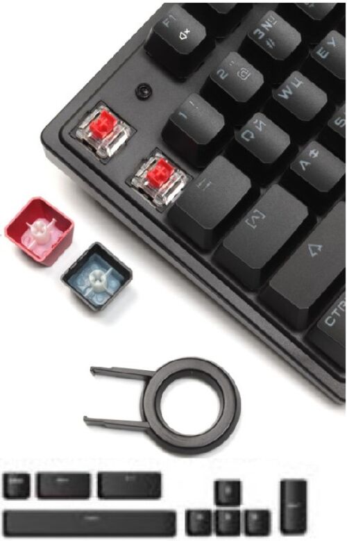 A4-S510R A4TECH BLOODY MEHANICKA GEJMERSKA TASTATURA BLACK, USB, US LAYOUT FIRE BLACK / BLMS RED