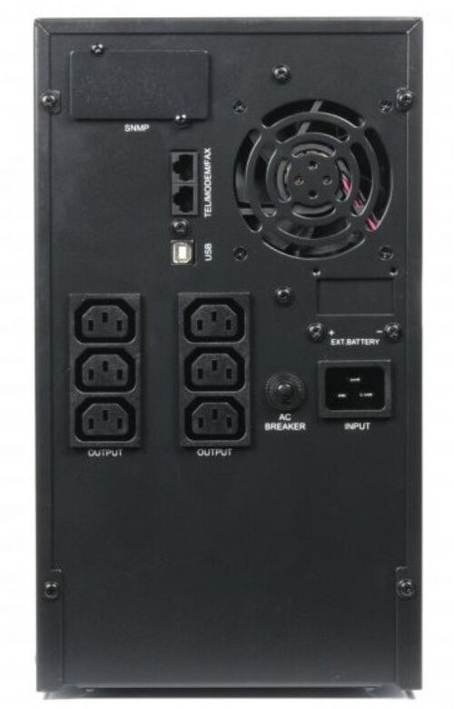 EG-UPS-PS3000-01 GEMBIRD UPS SA STABILIZATOROM 3000VA (2400W) PURE SINE WAVE, LCD, USB, BLACK