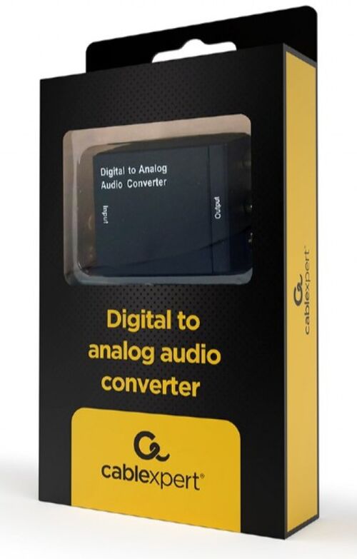 DSC-OPT-RCA-001 GEMBIRD DIGITAL TO ANALOG AUDIO CONVERTER