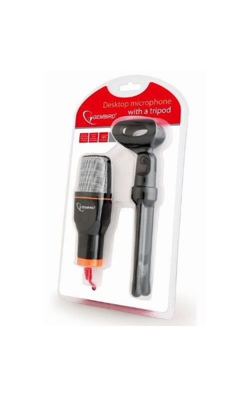 MIC-D-03 GEMBIRD MIKROFON SA TRIPODOM 3,5MM BLACK