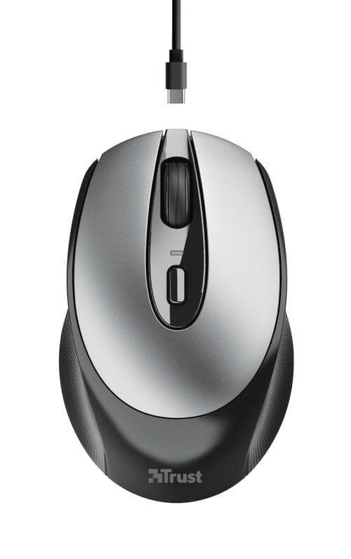 TRUST ZAYA WIRELESS MOUSE RECH  BLK (23809)