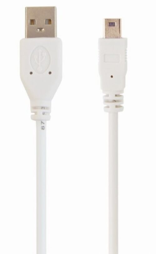 CC-USB2-AM5P-3 GEMBIRD MINI-USB KABL 0.9M WHITE