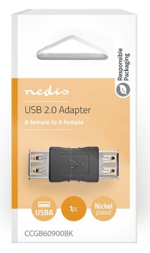 CCGB60900BK ZENSKO-ZENSKI USB-A (F-F) ADAPTER