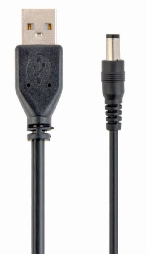 CC-USB-AMP35-6 GEMBIRD USB AM TO 3.5 MM POWER PLUG CABLE, 1.8 M, BLACK