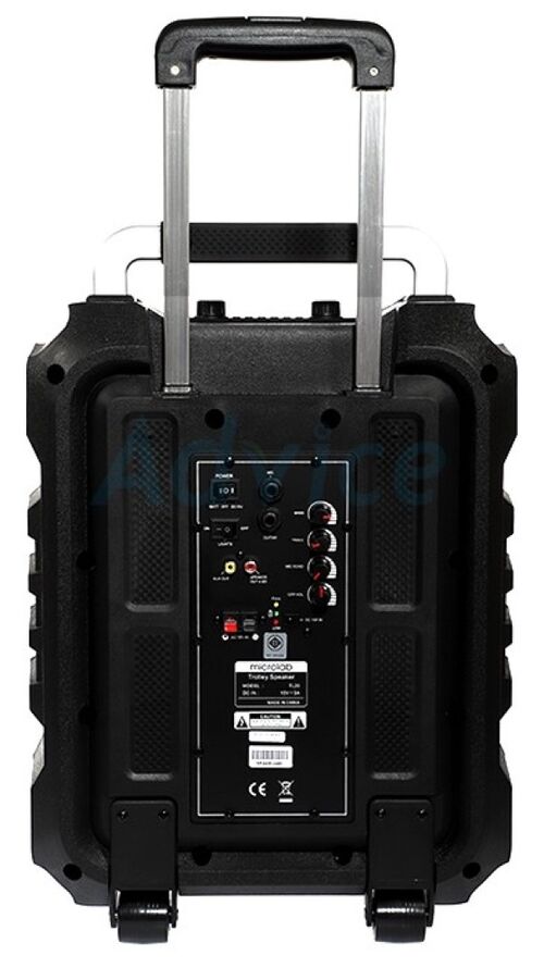 MICROLAB TL20 KARAOKE ZVUCNIK 200W, BLUETOOTH, LED, 12V/4500MAH, AUX, USB, MICROSD, FM RADIO,MIC*2