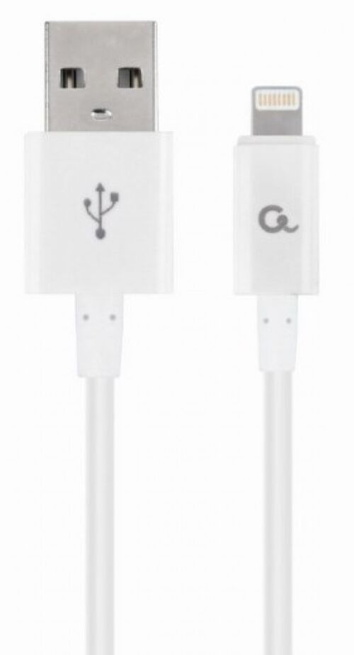 CC-USB2P-AMLM-1M-W GEMBIRD 8-PIN CHARGING AND DATA CABLE, 1M, WHITE