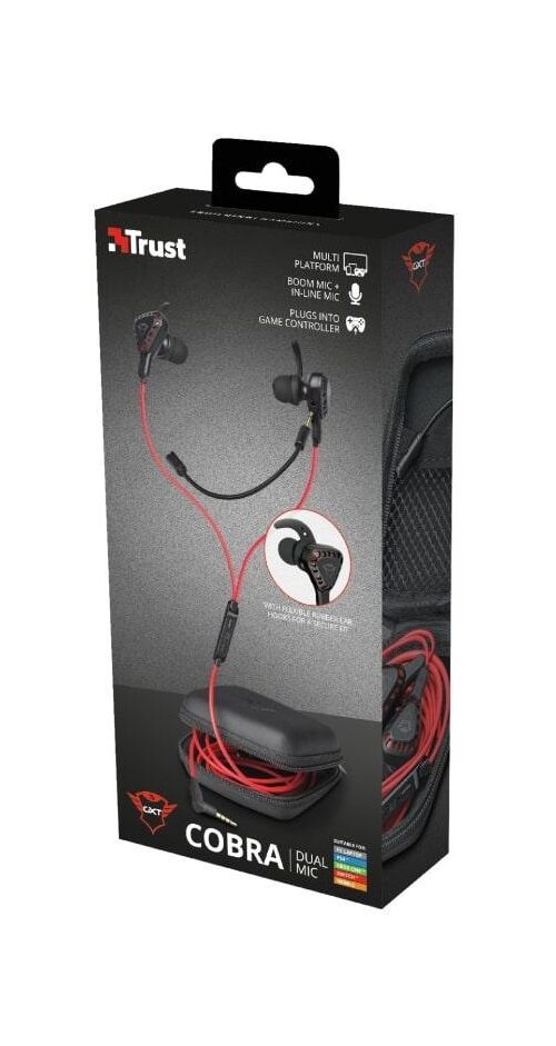 TRUST GXT 408 COBRA MULTIPLATFORM GAMING EARPHONES (23029)