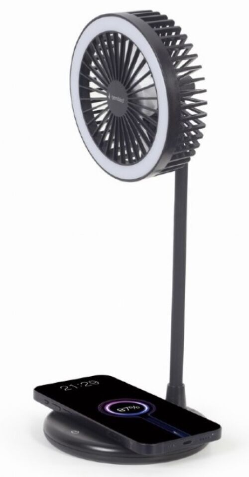 TA-WPC10-LEDFAN-01 GEMBIRD DESKTOP VENTILATOR SA LAMPOM I BEZICIM PUNJACEM